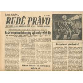 Rudé právo, číslo 219 (21.9.1946). Ústřední orgán Komunistické strany Československa (noviny)