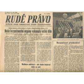 Rudé právo, číslo 219 (21.9.1946). Ústřední orgán Komunistické strany Československa (noviny)