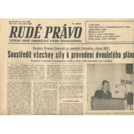 Rudé právo, číslo 223 (26.9.1946). Ústřední orgán Komunistické strany Československa (noviny)