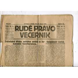 Rudé právo - večerník, ročník III., číslo 41. (18.2.1922). 1. republika, noviny