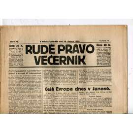 Rudé právo - večerník, ročník III., číslo 83. (10.4.1922). 1. republika, noviny