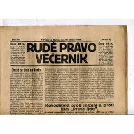 Rudé právo - večerník, ročník III., číslo 97. (27.4.1922). 1. republika, noviny