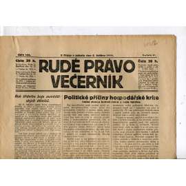 Rudé právo - večerník, ročník III., číslo 104. (6.5.1922). 1. republika, noviny