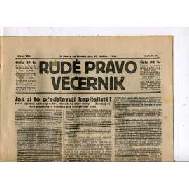 Rudé právo - večerník, ročník III., číslo 108. (11.5.1922). 1. republika, noviny