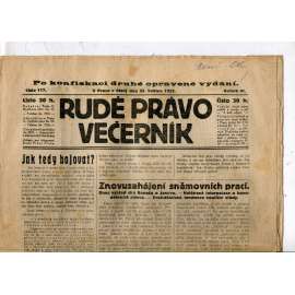 Rudé právo - večerník, ročník III., číslo 117. (23.5.1922). 1. republika, noviny