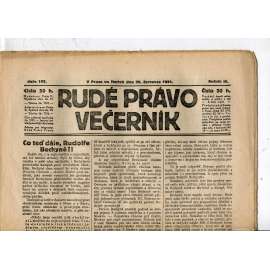 Rudé právo - večerník, ročník III., číslo 162. (20.7.1922). 1. republika, noviny