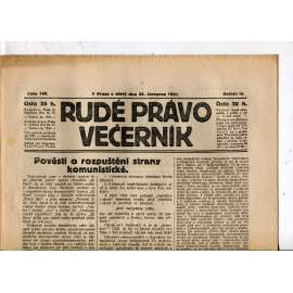 Rudé právo - večerník, ročník III., číslo 166. (25.7.1922). 1. republika, noviny