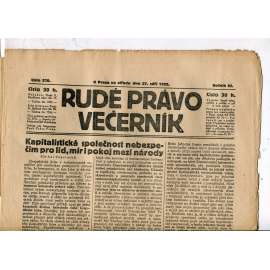 Rudé právo - večerník, ročník III., číslo 220. (27.9.1922). 1. republika, noviny