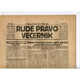 Rudé právo - večerník, ročník III., číslo 226. (5.10.1922). 1. republika, noviny