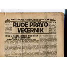 Rudé právo - večerník, ročník III., číslo 267. (24.11.1922). 1. republika, noviny