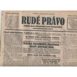 Rudé právo, ročník VIII., číslo 229. (27.9.1927). Ústřední orgán Komunistické strany Československa (1. republika, noviny)