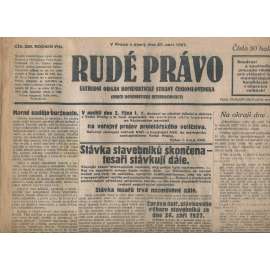 Rudé právo, ročník VIII., číslo 229. (27.9.1927). Ústřední orgán Komunistické strany Československa (1. republika, noviny)