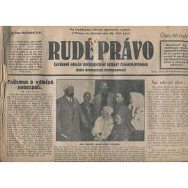Rudé právo, ročník VIII., číslo 225. (22.9.1927). Ústřední orgán Komunistické strany Československa (1. republika, noviny)