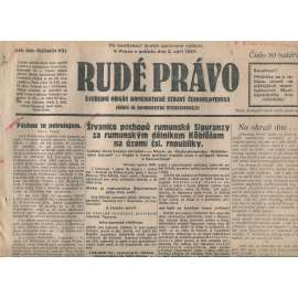 Rudé právo, ročník VIII., číslo 209. (3.9.1927). Ústřední orgán Komunistické strany Československa (1. republika, noviny)