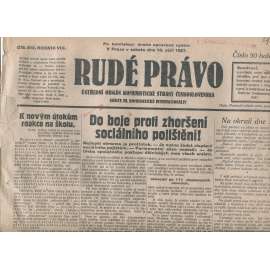 Rudé právo, ročník VIII., číslo 215. (10.9.1927). Ústřední orgán Komunistické strany Československa (1. republika, noviny)