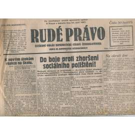 Rudé právo, ročník VIII., číslo 215. (10.9.1927). Ústřední orgán Komunistické strany Československa (1. republika, noviny)