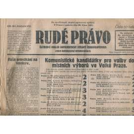 Rudé právo, ročník VIII., číslo 251. (22.10.1927). Ústřední orgán Komunistické strany Československa (1. republika, noviny)