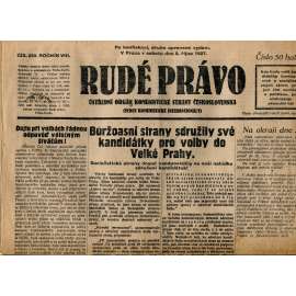 Rudé právo, ročník VIII., číslo 239. (8.10.1927). Ústřední orgán Komunistické strany Československa (1. republika, noviny)