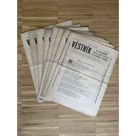 Věstník Ústředního sdružení Čechů a Slováků z Ruska, ročník X., čísla 1-3, 5 a 7-12/1929-1930 (legie, legionáři, legie v Rusku) - časopis