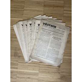 Věstník Ústředního sdružení Čechů a Slováků z Ruska, ročník XVII., čísla 1-7 a 9-12/1936-1937 (legie, legionáři, legie v Rusku) - časopis