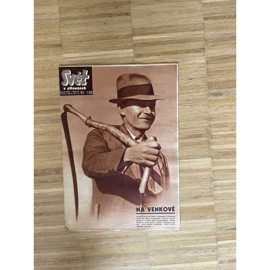 Svět v obrazech, číslo 19/1938 (Časopis, noviny)