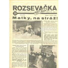 Rozsevačka, ročník VIII., číslo 9/1933 (časopis, 1. republika, noviny)
