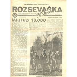 Rozsevačka, ročník VIII., číslo 11/1933 (časopis, 1. republika, noviny)