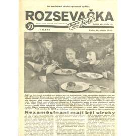 Rozsevačka, ročník VIII., číslo 13/1933 (časopis, 1. republika, noviny)