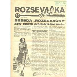 Rozsevačka, ročník VIII., číslo 15/1933 (časopis, 1. republika, noviny)