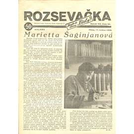 Rozsevačka, ročník VIII., číslo 20/1933 (časopis, 1. republika, noviny)
