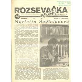 Rozsevačka, ročník VIII., číslo 20/1933 (časopis, 1. republika, noviny)