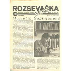 Rozsevačka, ročník VIII., číslo 20/1933 (časopis, 1. republika, noviny)