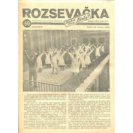 Rozsevačka, ročník VIII., číslo 21/1933 (časopis, 1. republika, noviny)