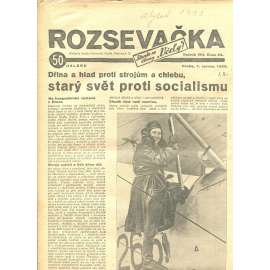 Rozsevačka, ročník VIII., číslo 23/1933 (časopis, 1. republika, noviny)