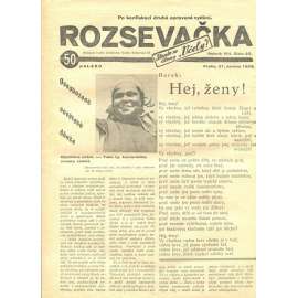 Rozsevačka, ročník VIII., číslo 25/1933 (časopis, 1. republika, noviny)