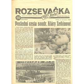 Rozsevačka, ročník VIII., číslo 27/1933 (časopis, 1. republika, noviny)