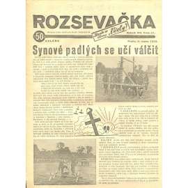 Rozsevačka, ročník VIII., číslo 31/1933 (časopis, 1. republika, noviny)