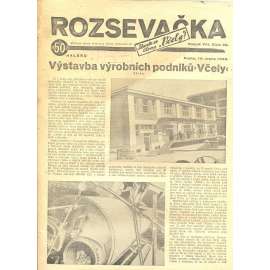 Rozsevačka, ročník VIII., číslo 33/1933 (časopis, 1. republika, noviny)