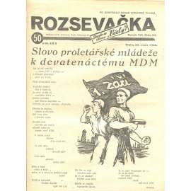 Rozsevačka, ročník VIII., číslo 34/1933 (časopis, 1. republika, noviny)