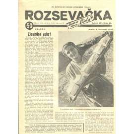 Rozsevačka, ročník VIII., číslo 45/1933 (časopis, 1. republika, noviny)