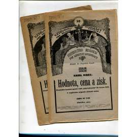 Hodnota, cena a zisk. 1. a 2. část (2 svazky)