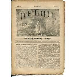 Dělník, ročník IV., číslo 23/1871. Politický dělnický časopis