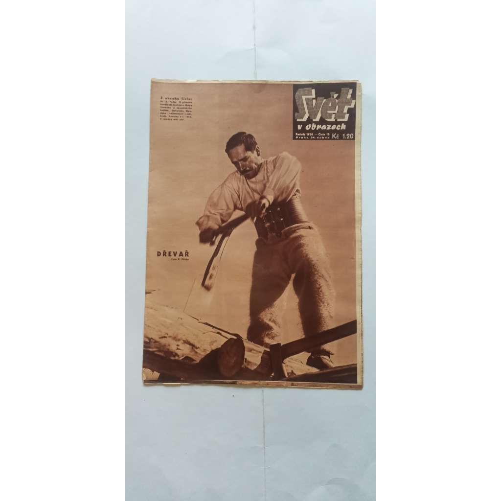 Svět v obrazech, číslo 15/1938 (Časopis, noviny)