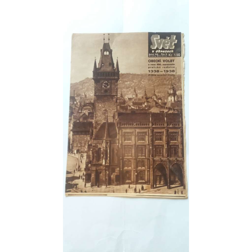 Svět v obrazech, číslo 18/1938 (Časopis, noviny)