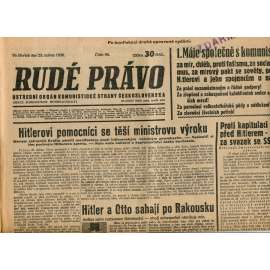 Rudé právo, číslo 96. Ústřední orgán Komunistické strany Československa (23.4.1936) - staré noviny, 1. republika