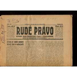 Rudé právo, ročník VII., číslo 12/1926. Ústřední orgán Komunistické strany v Československu (staré noviny, 1. republika)