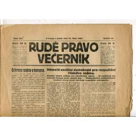 Rudé právo Večerník, ročník IV., číslo 232/1923 (staré noviny) - [komunisté, komunismus]