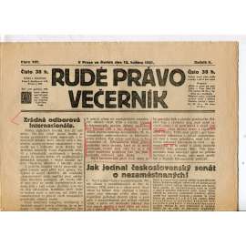 Rudé právo Večerník, ročník II., číslo 107/1921 (staré noviny) - [komunisté, komunismus]