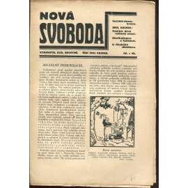 Nová Svoboda, ročník IV., číslo 15/1927 (časopis, noviny,1. republika)