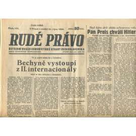 Rudé právo, číslo 171/1934 (1. republika, staré noviny) - [komunisté, komunismus]